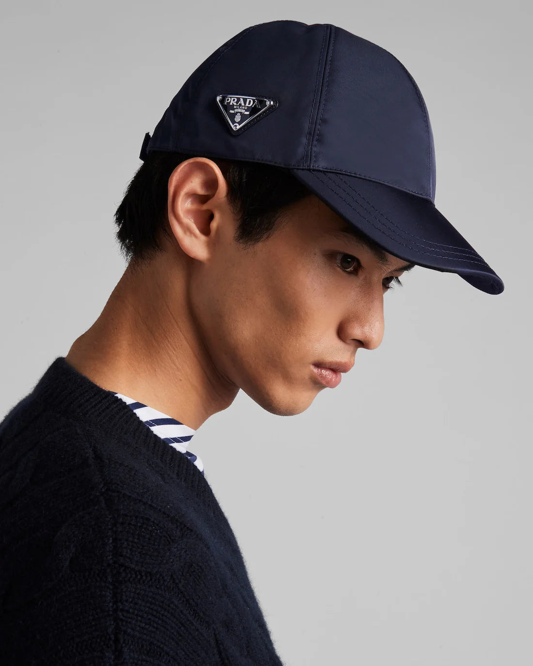 Casquette De Baseball En Re-Nylon Blue