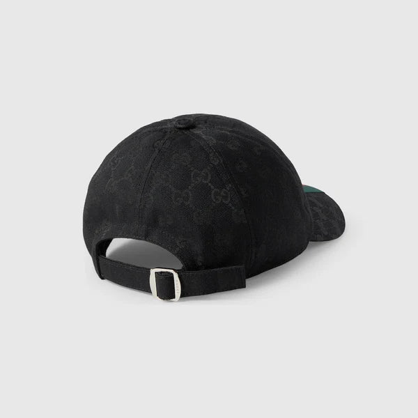 Casquette de base-ball en toile gg d'origine noir
